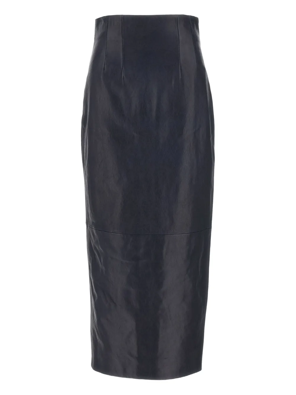 KHAITE leather pencil skirt Blauw