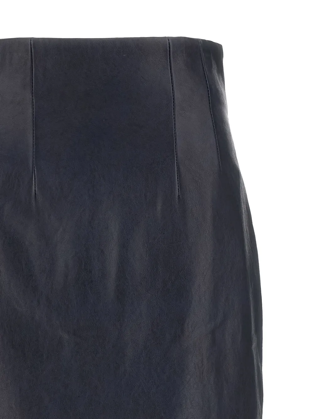 KHAITE leather pencil skirt Blauw