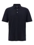Zegna piqué-weave polo shirt - Blue