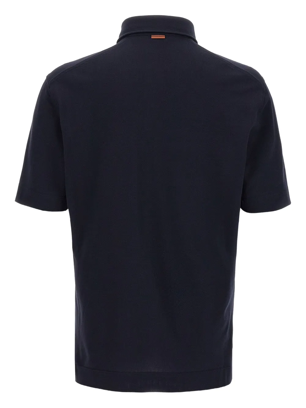 Zegna Piqué poloshirt Blauw