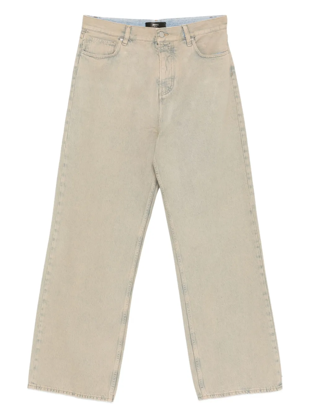 AMIRI faded denim jeans Beige