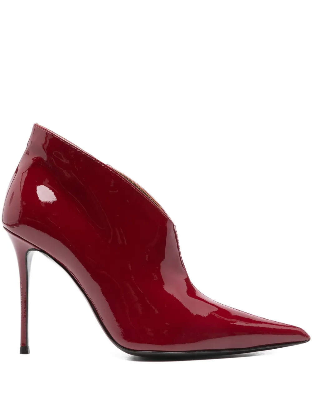 Giuseppe Zanotti 105mm Cluedo Pointed-toe Ankle Boots In Red