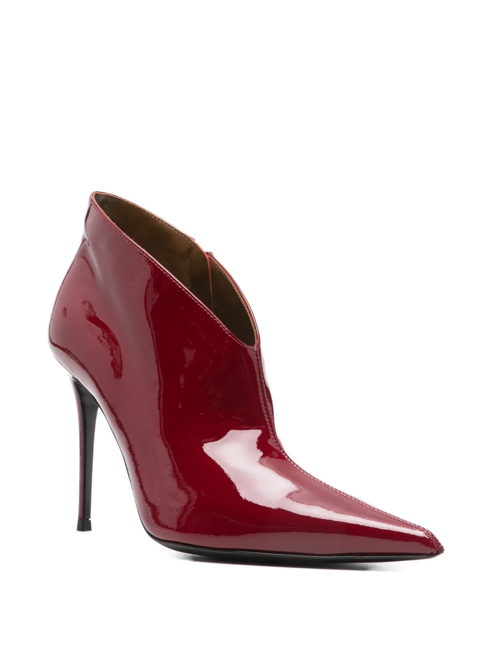 Giuseppe Zanotti 105mm Cluedo Pointed-toe Ankle Boots In Red