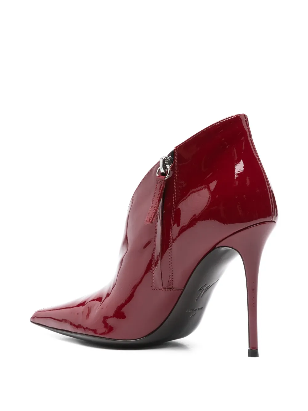 Giuseppe Zanotti 105mm Cluedo pointed-toe ankle boots Red