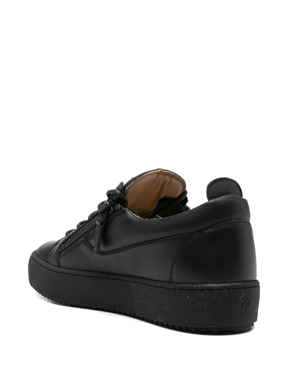 Giuseppe Zanotti lace-up leather sneakers Black