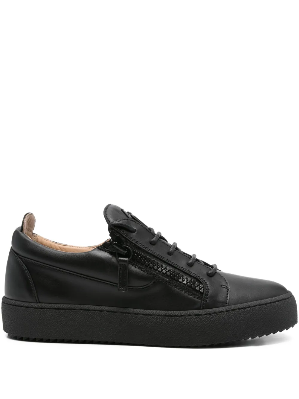 Giuseppe Zanotti lace-up leather sneakers Black