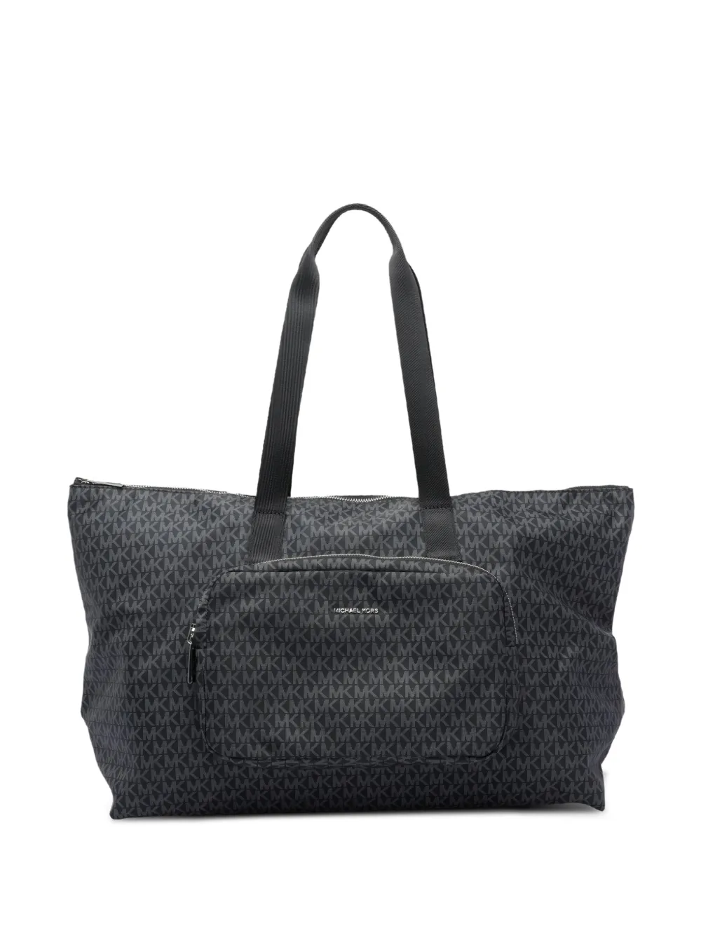 Michael Michael Kors ロゴプレート ハンドバッグ - ブラック Michael Michael Kors ロゴプレート ハンドバッグ - ブラック