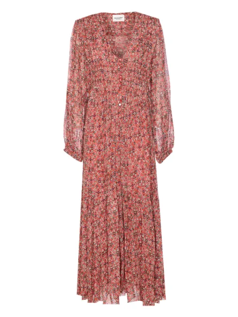 MARANT ÉTOILE Briane button-front flounced dress
