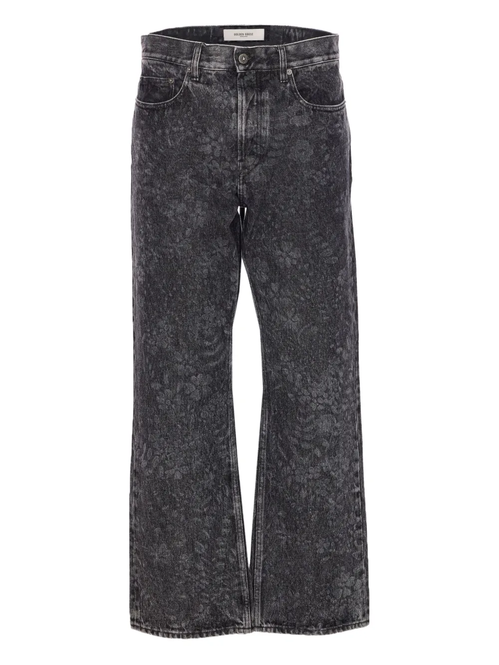 Golden Goose Jeans met marmer-effect Grijs