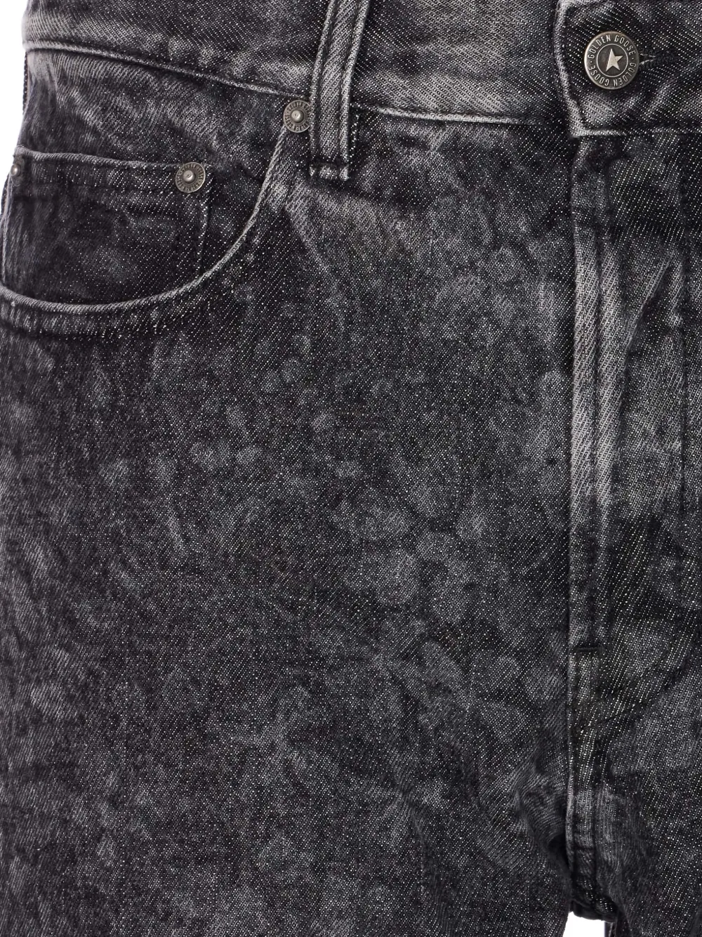 Golden Goose Jeans met marmer-effect Grijs