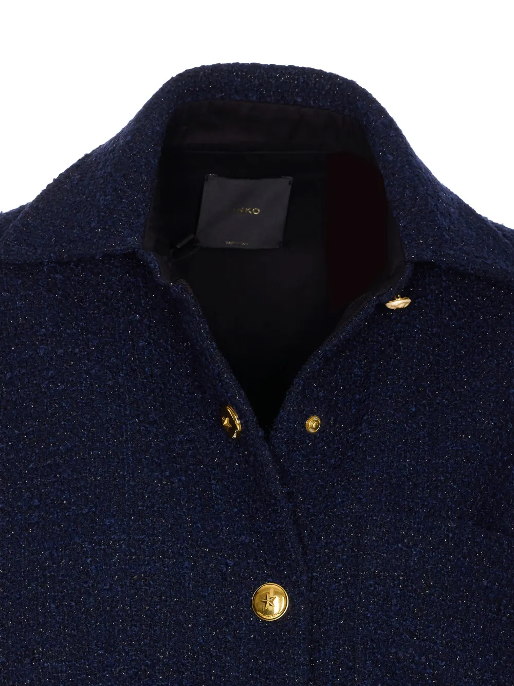 PINKO Tweed jack Blauw