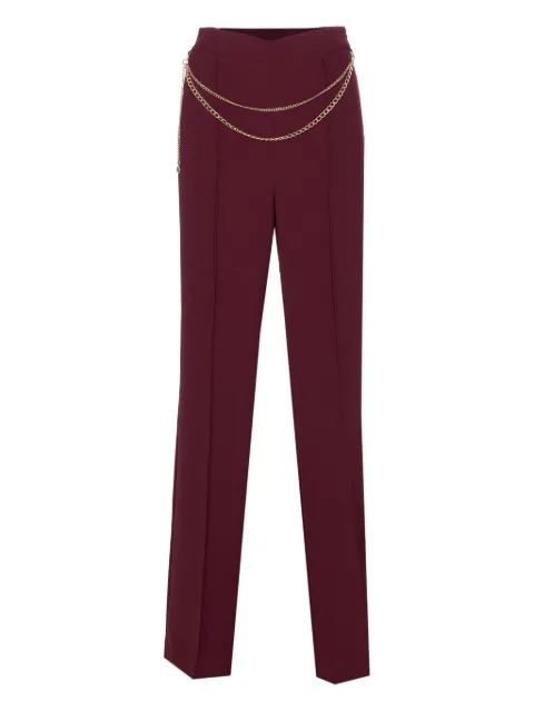 TWINSET chain-embellished trousers