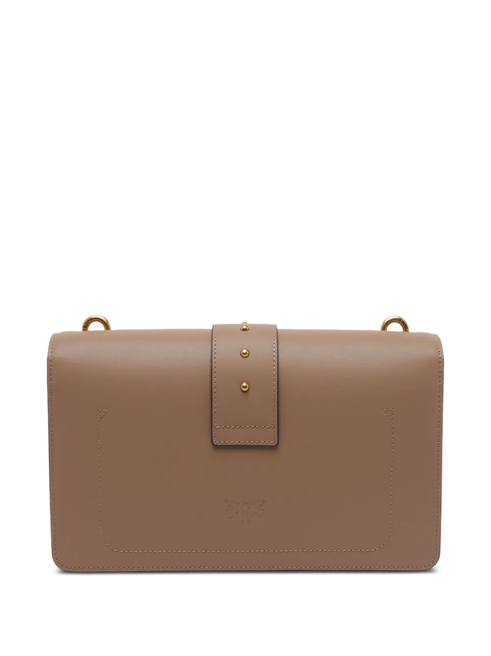 PINKO Classic Love One Flap schoudertas - Beige