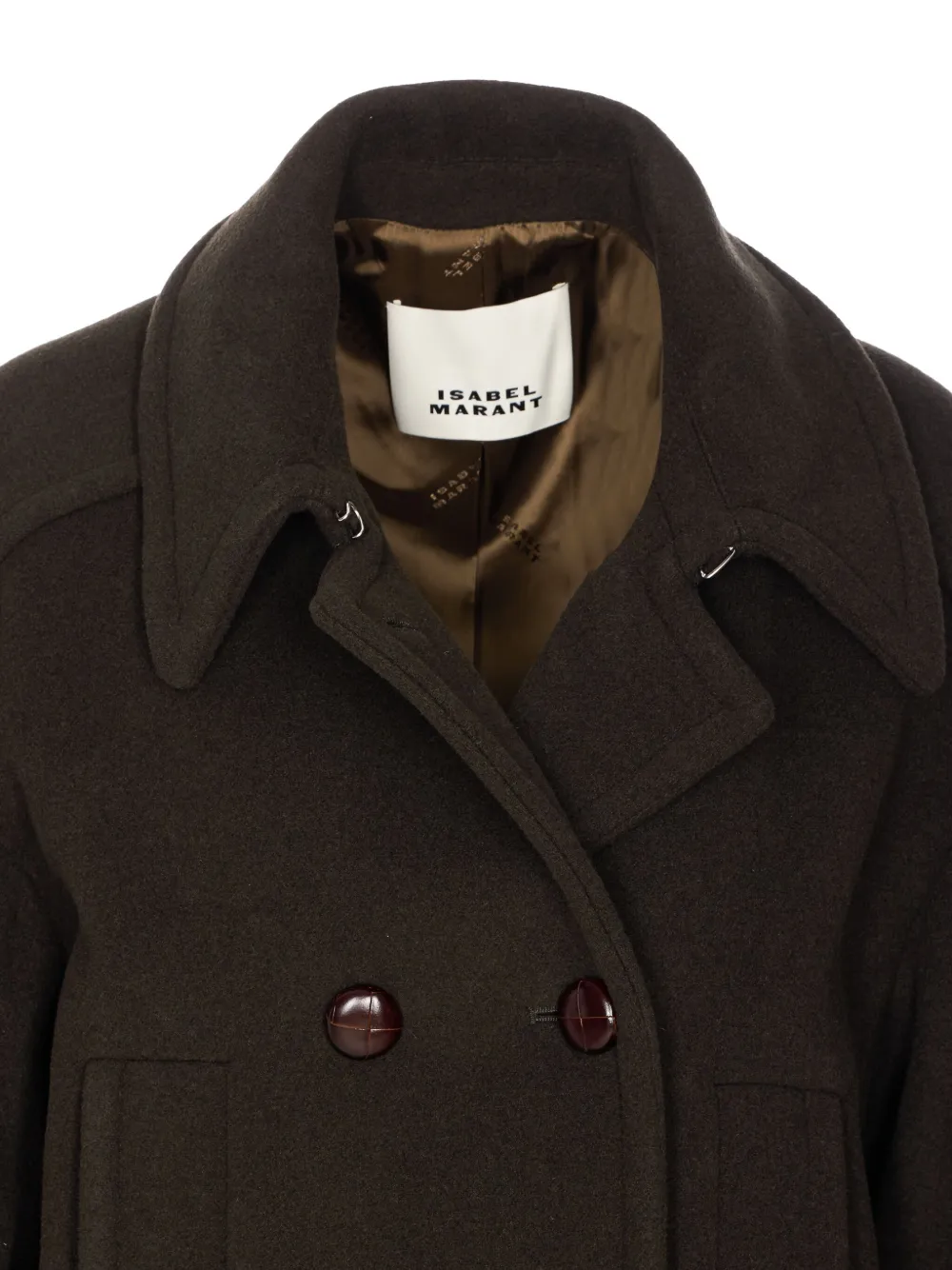 ISABEL MARANT double-breasted coat Bruin