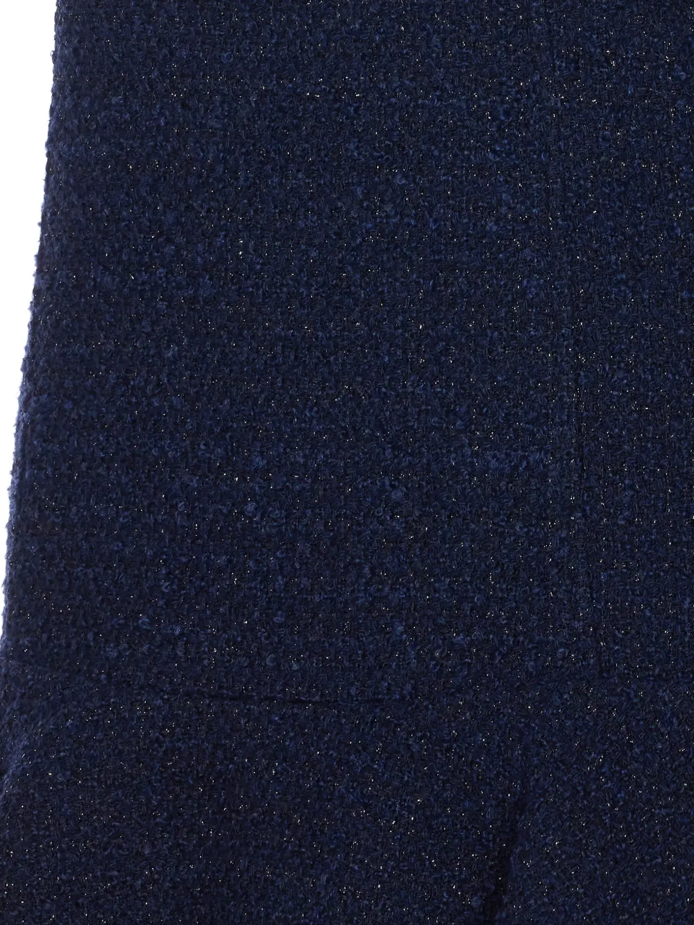 PINKO metallic-effect pleated dress Blauw