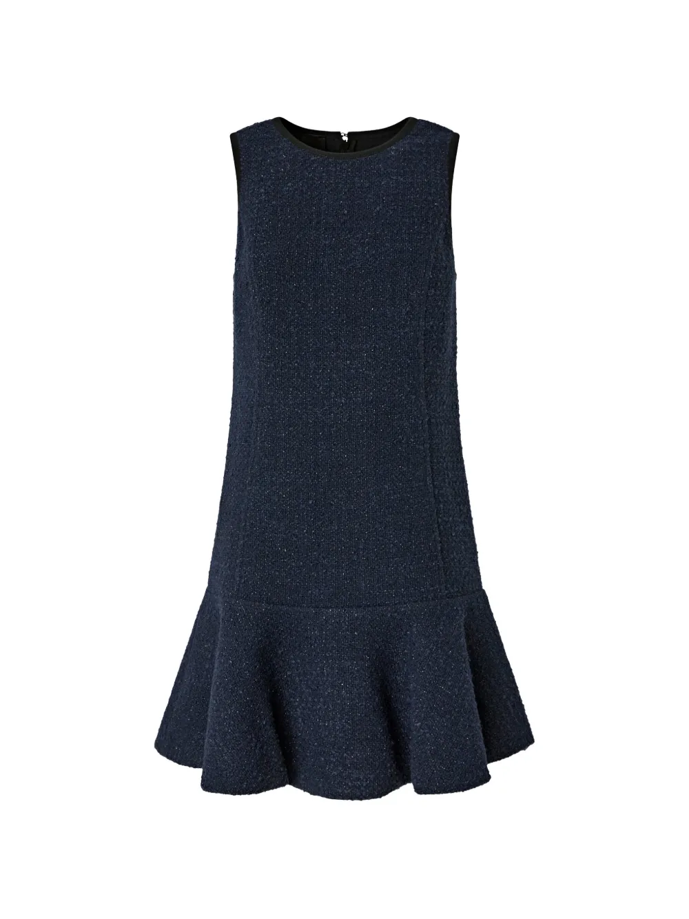 PINKO metallic-effect pleated dress - Blu