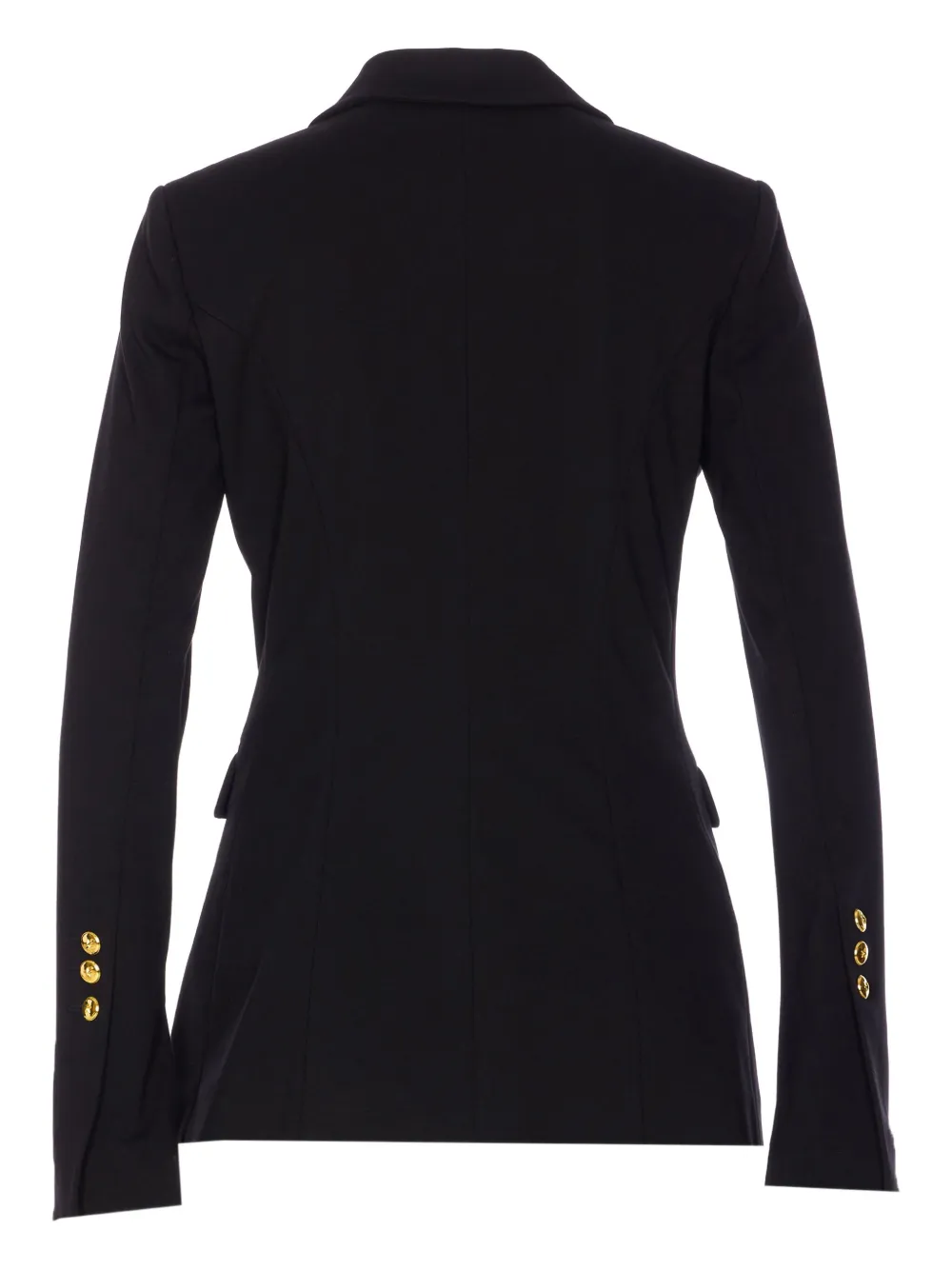 Pinko Double-breasted Flap Pockets Jacket In Blue