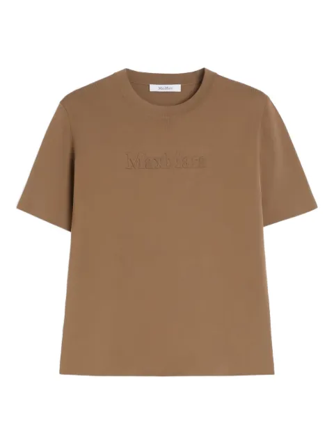 Max Mara Adelio embossed-logo short-sleeve T-shirt 