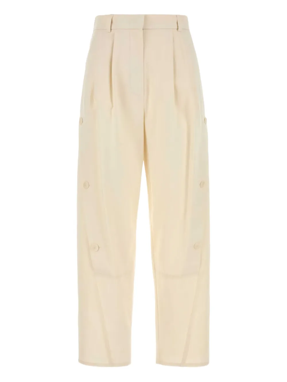 Max Mara pleated pocket trousers Beige