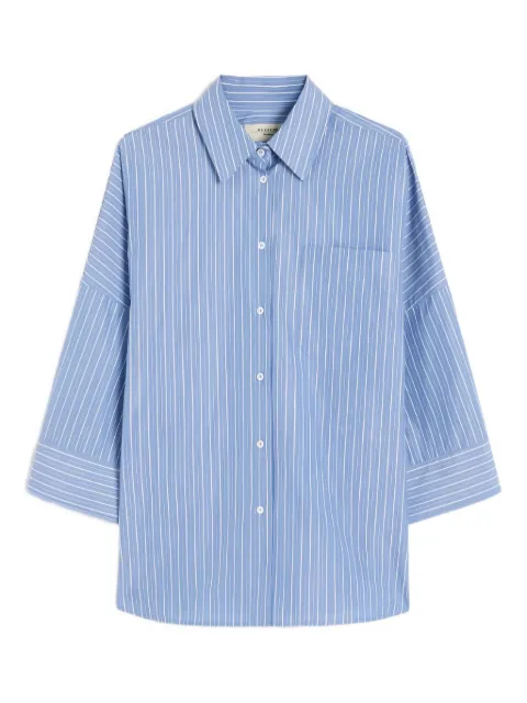 Weekend Max Mara striped three-quarter sleeve shirt