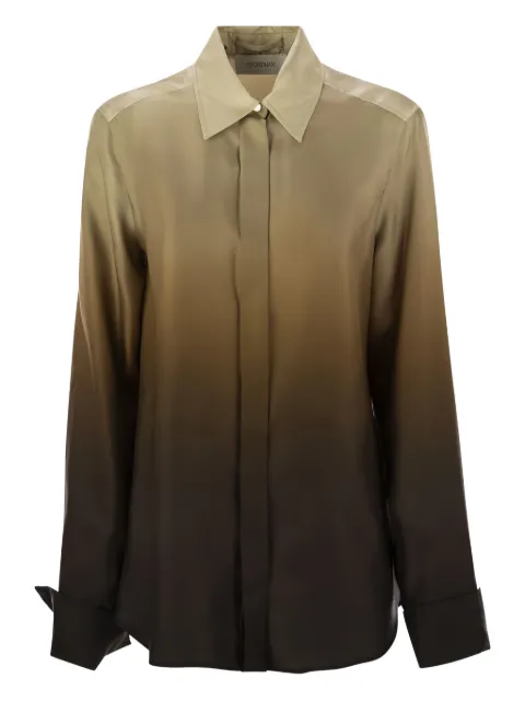 Max Mara Seidenhemd mit Farbverlauf