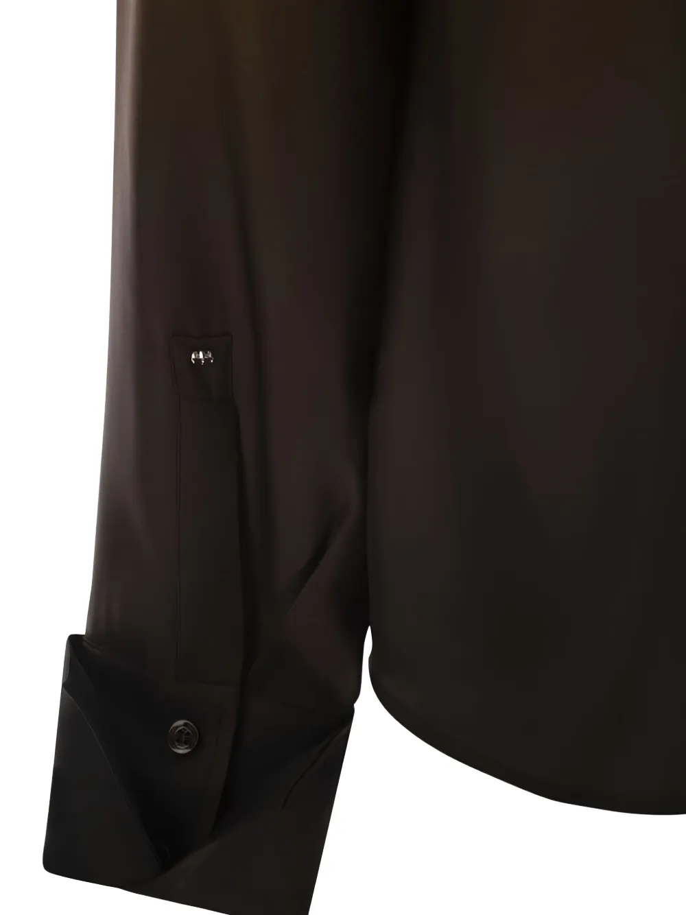 Max Mara Silk Dégradé Shirt In Neutral