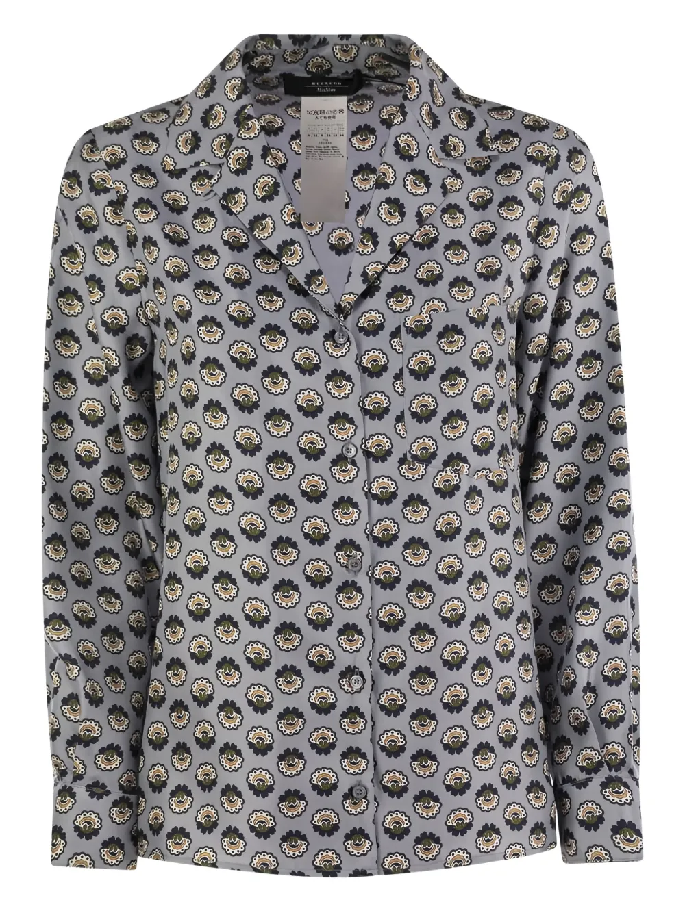 Weekend Max Mara Oncia silk shirt | Blue | Image 1