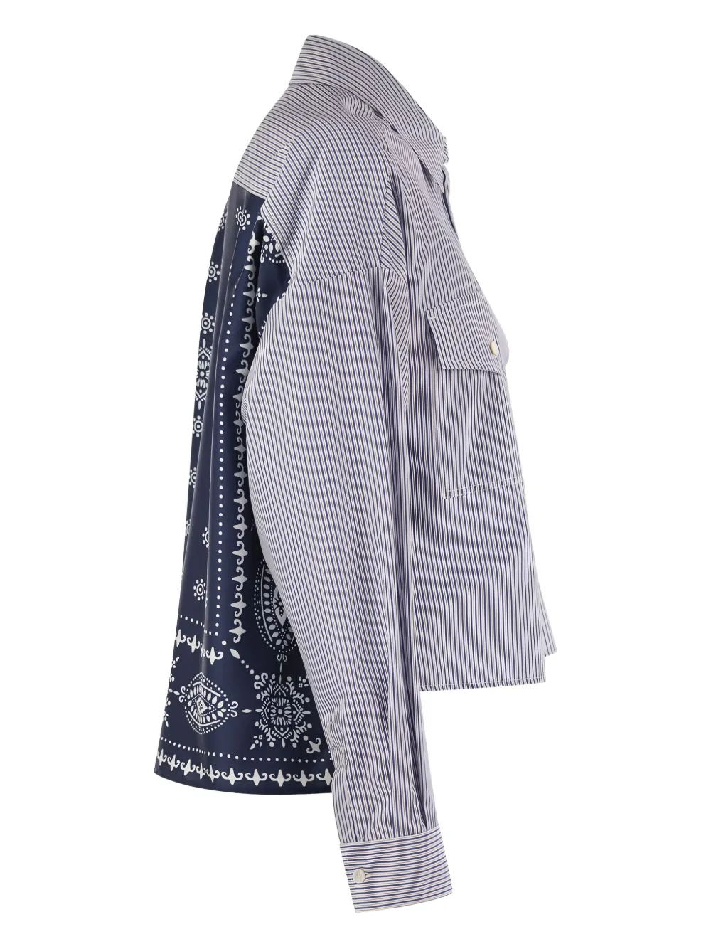 Weekend Max Mara striped-pattern shirt Blauw