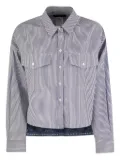 Weekend Max Mara striped-pattern shirt - Blue