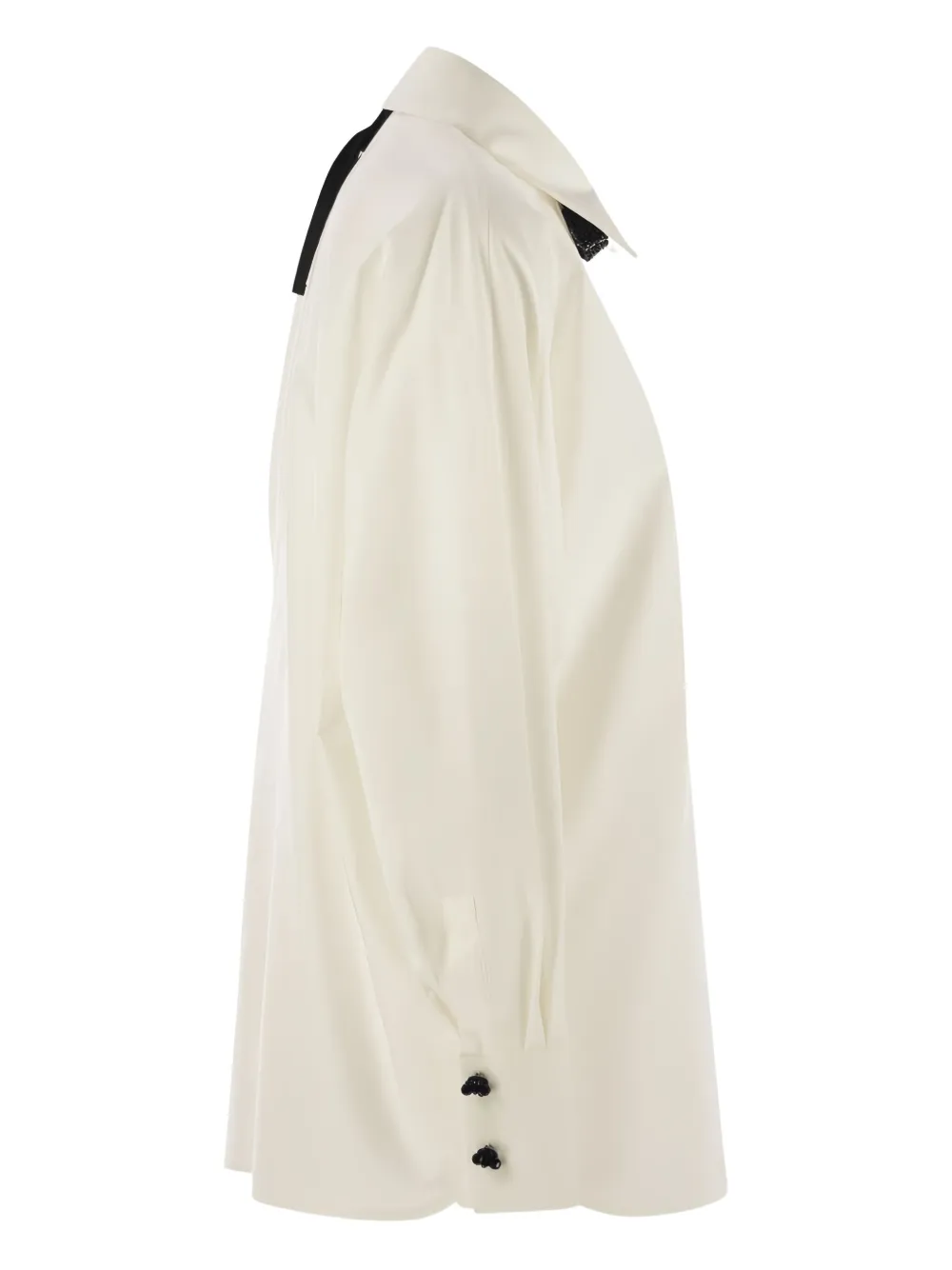 Max Mara bow-embellishment shirt Wit