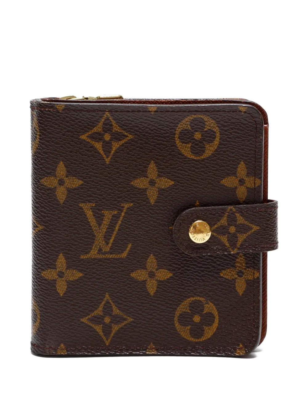 Louis Vuitton Pre-Owned 2003 モノグラム ファスナー財布 - ブラウン Louis Vuitton Pre-Owned 2003 モノグラム ファスナー財布 - ブラウン
