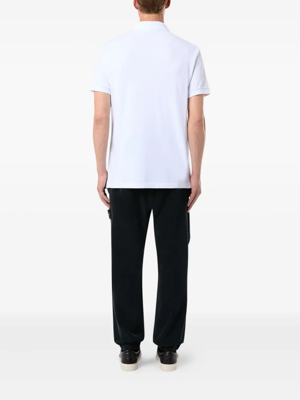 Stone Island Piqué poloshirt Wit