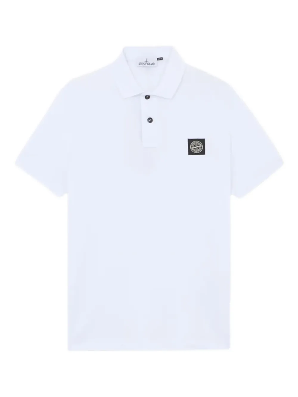Stone Island Piqué poloshirt Wit