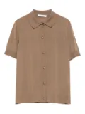 Max Mara button-front short-sleeve shirt - Brown