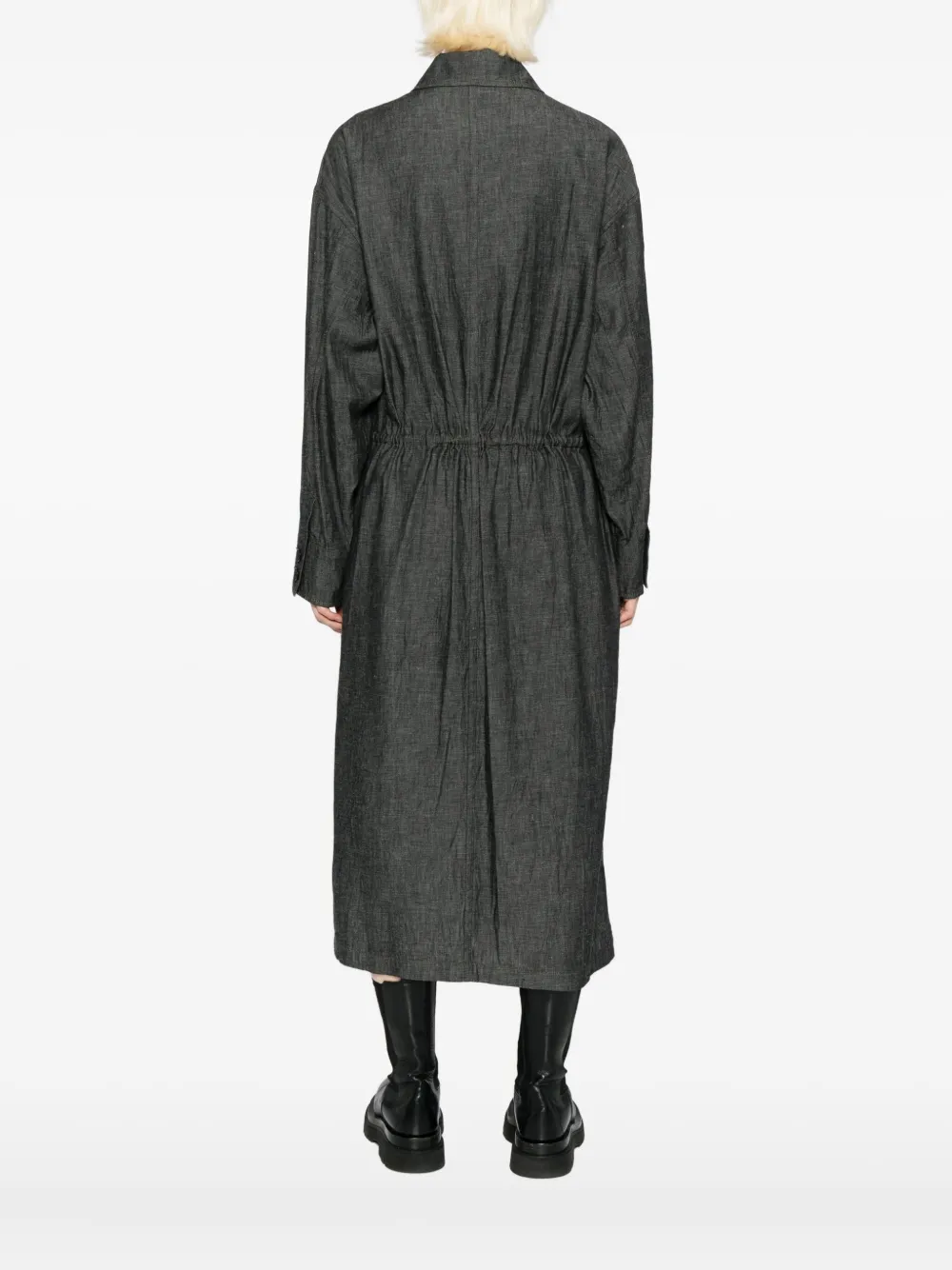 Y's Katoenen jas Zwart