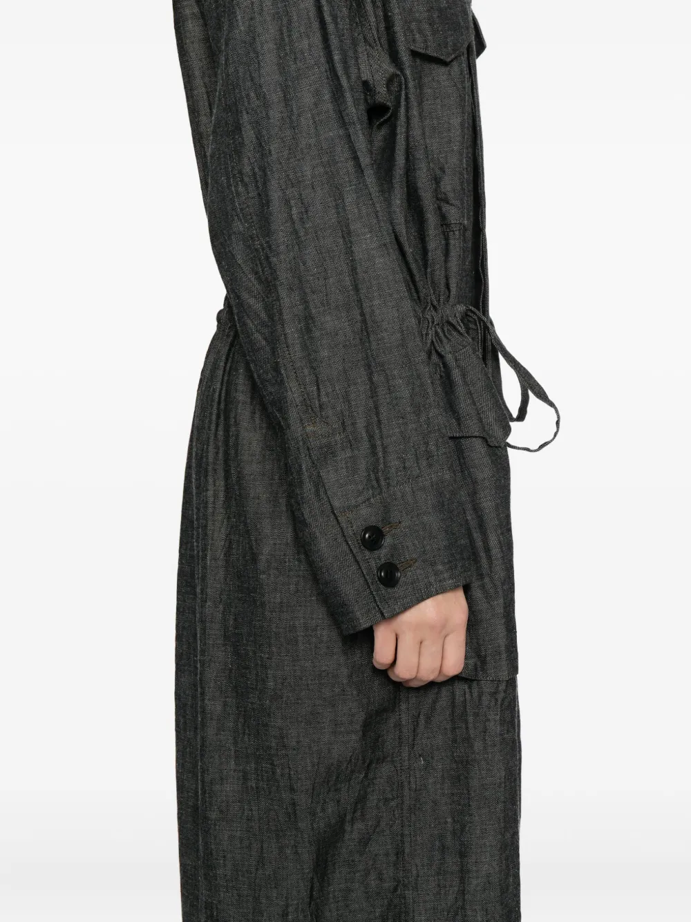 Y's Katoenen jas Zwart