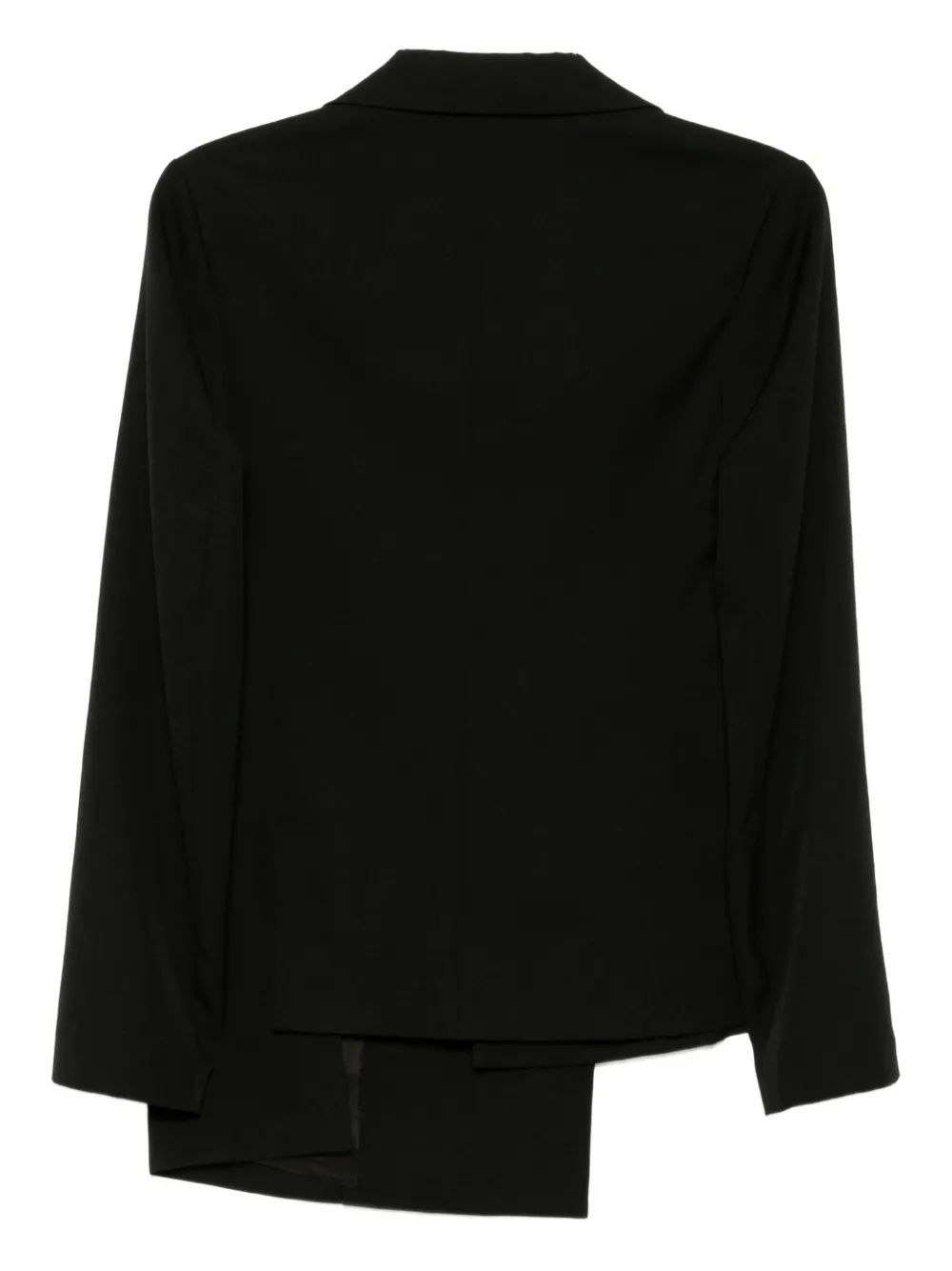 Y's Asymmetric Jacket In Black