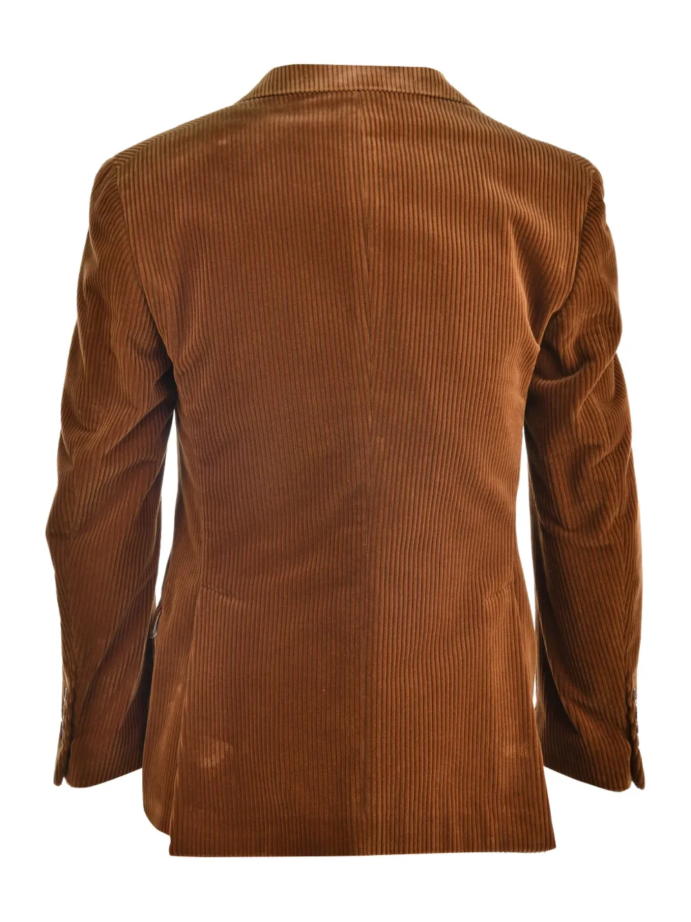 Brunello Cucinelli Blazer met enkele rij knopen Bruin