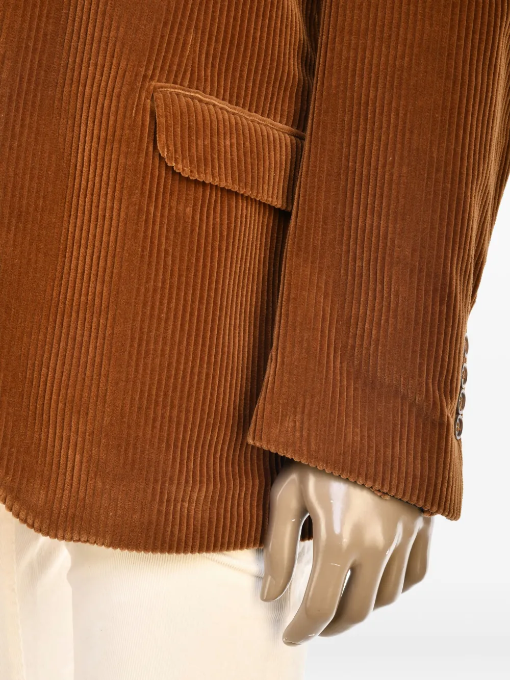 Brunello Cucinelli single-breasted blazer Bruin