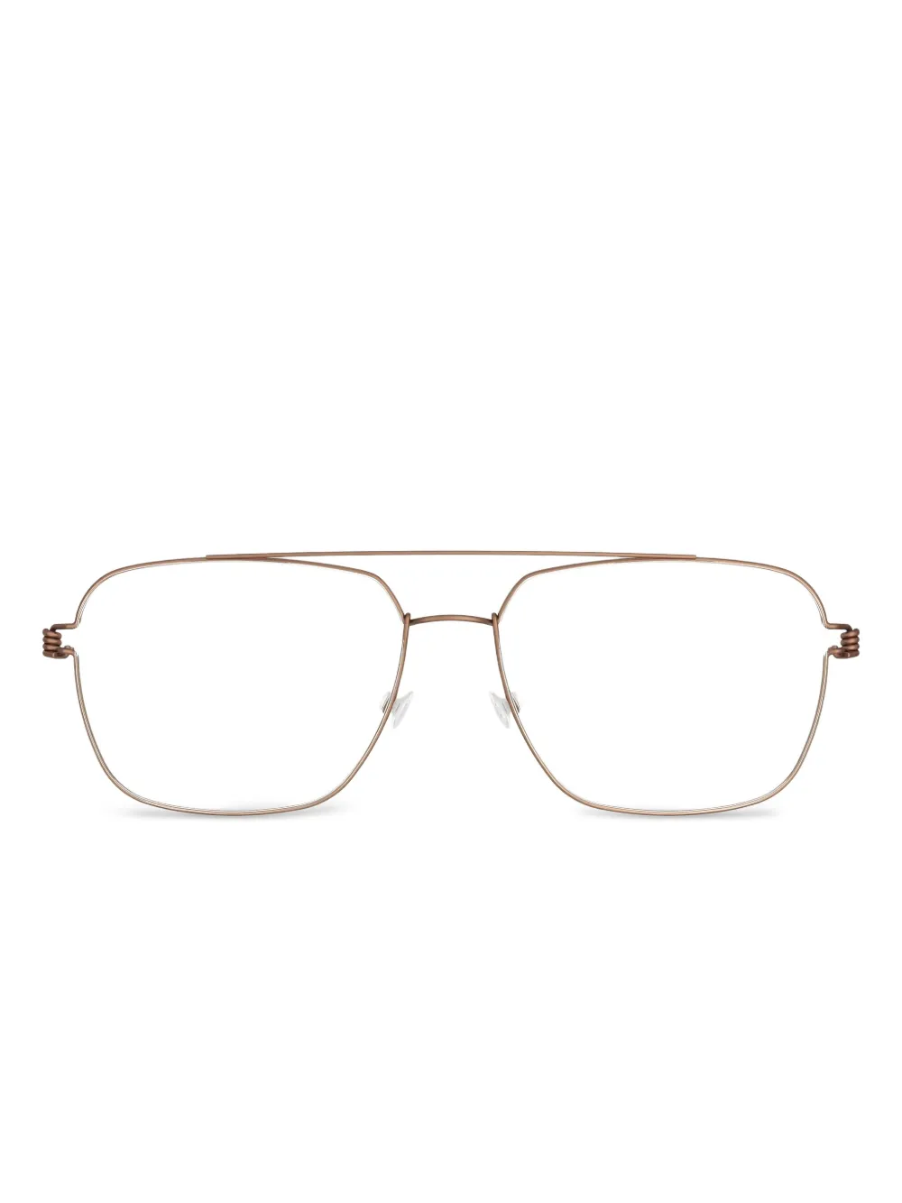 Lindberg pilot-frame titanium glasses | Brown | Image 1