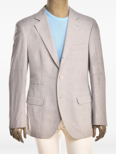 Brunello Cucinelli checked-pattern blazer