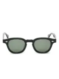 JULIUS TART OPTICAL round sunglasses - Black