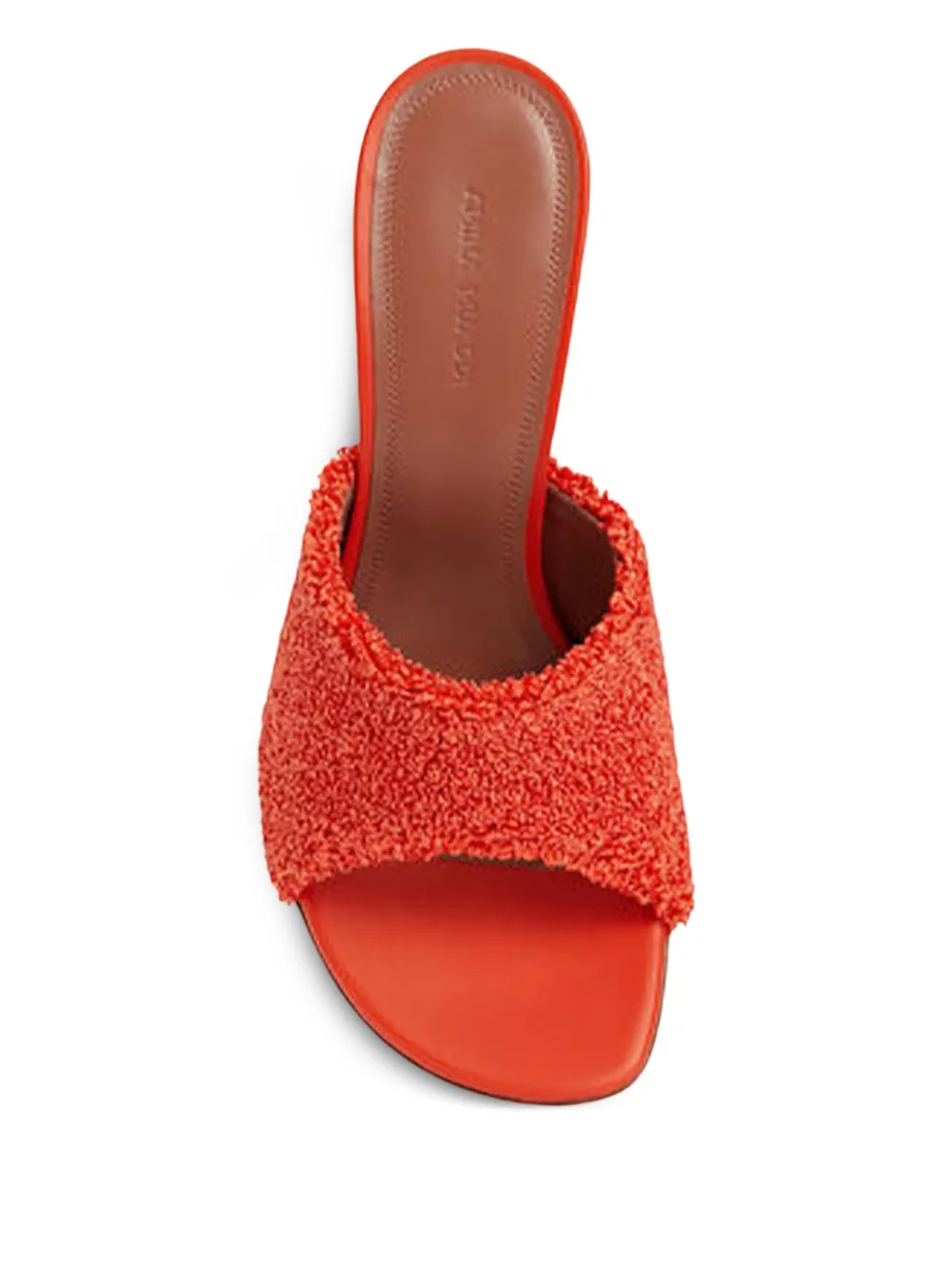 Amina Muaddi 90mm Taylor sculpted-heel sandals Orange