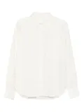 Closed long-sleeve shirt - White