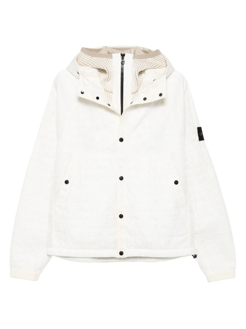 Stone Island Reps NY jack met gekreukeld-effect Beige