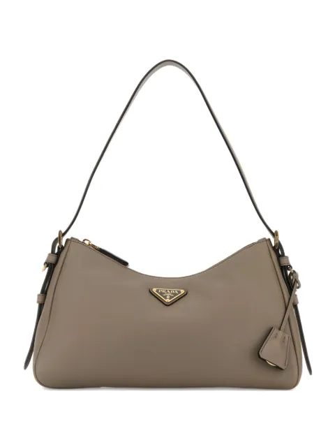 Prada medium Aimée leather zip shoulder bag