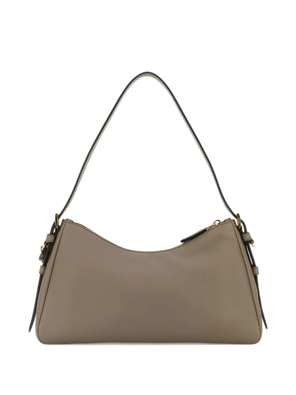 Prada medium Aimée leather zip shoulder bag Grijs