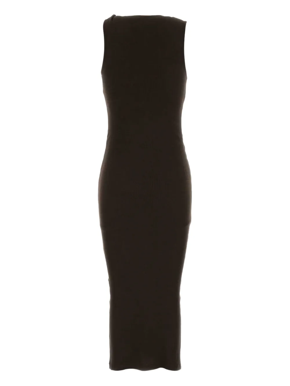 JW Anderson anchor-embellished twisted-strap dress Zwart