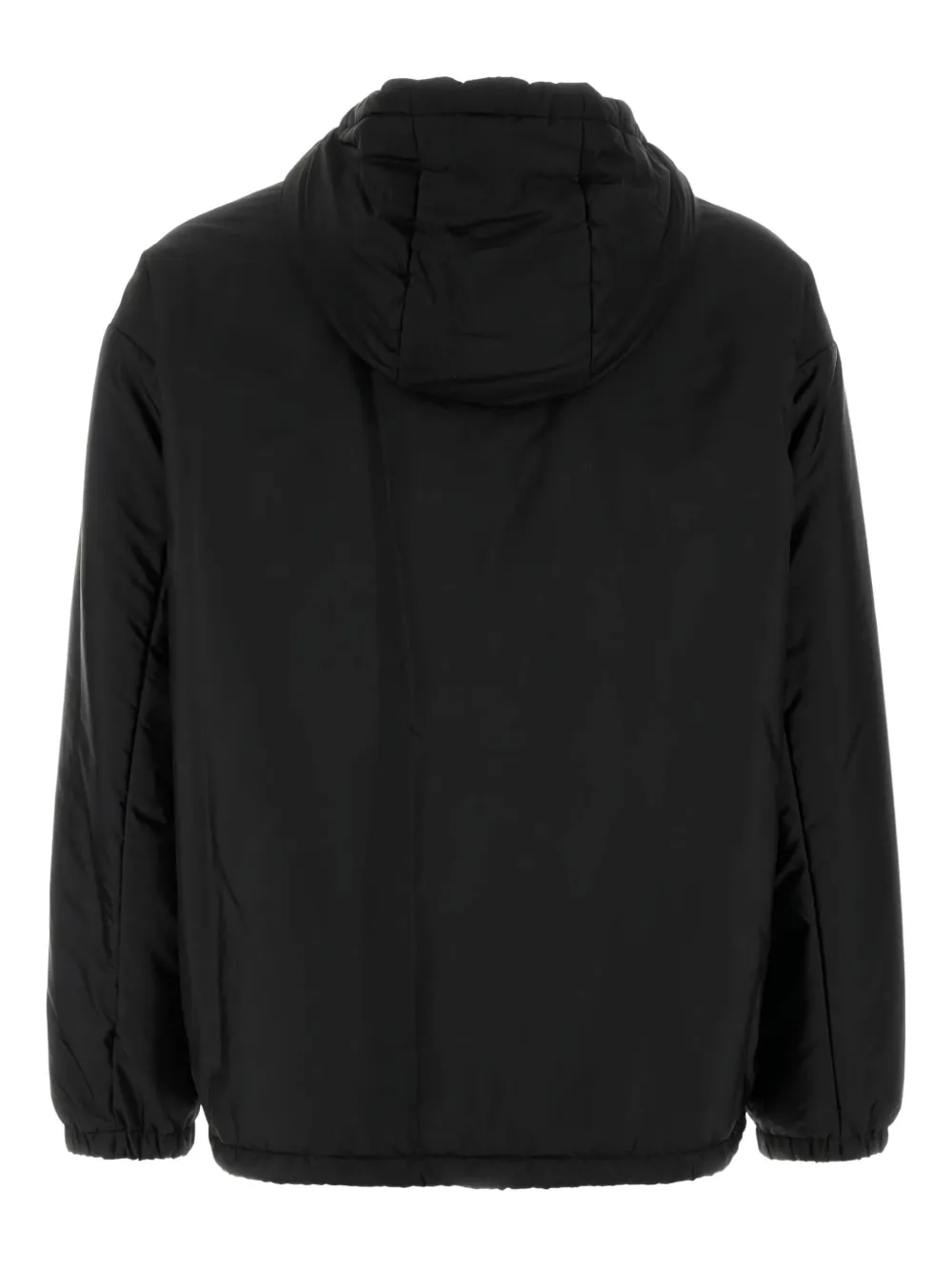 Prada padded half-zip jacket Zwart