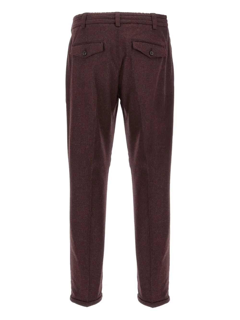 PT Torino The Rebel chino met elastische tailleband en omslag Rood